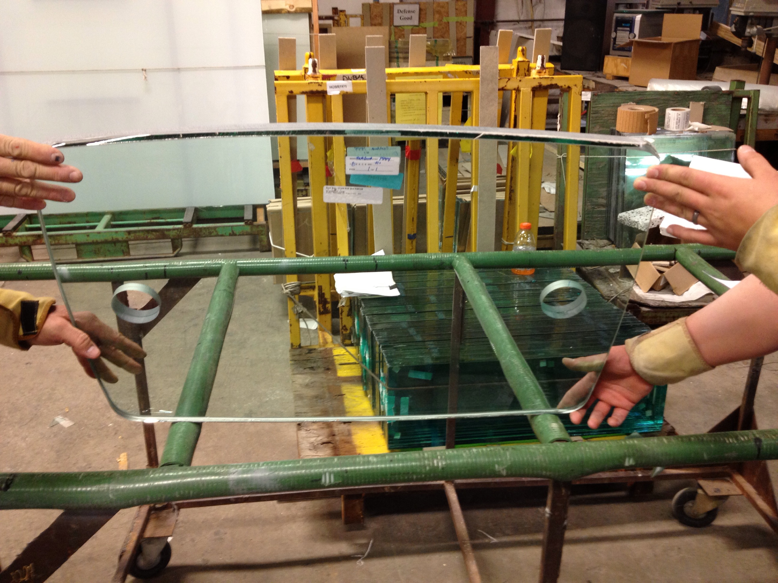 Marine / Boat Glass Dash Door