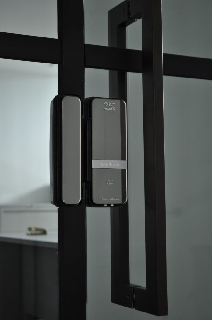 Alexis Glass Office Fronts & Access Control System Dash Door