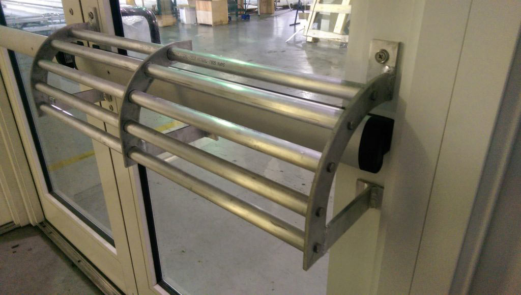 Inswing Door - Hurricane Panic Guard (Manuf Pic)